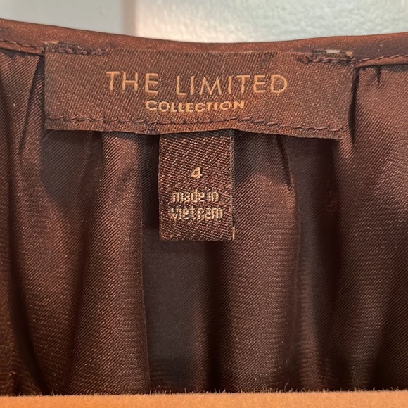 Vintage style dress, satin top and knit bottom, great condition, size 4 - Picture 3 of 7